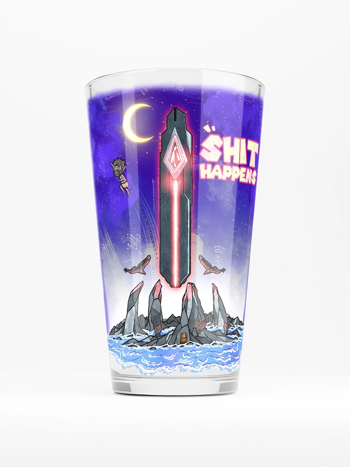 Shit Happens SCE Logo Shaker Pint Glass product image (1)