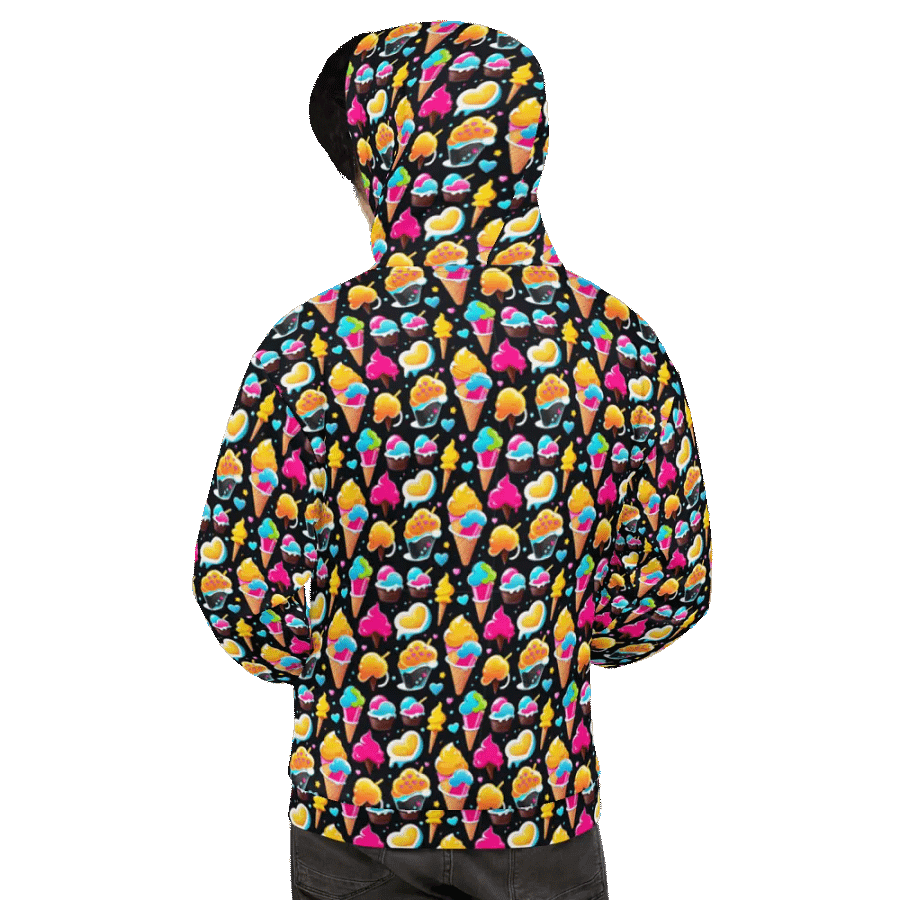 Ice Cream Pattern All Over Print Hoodie product image (8)