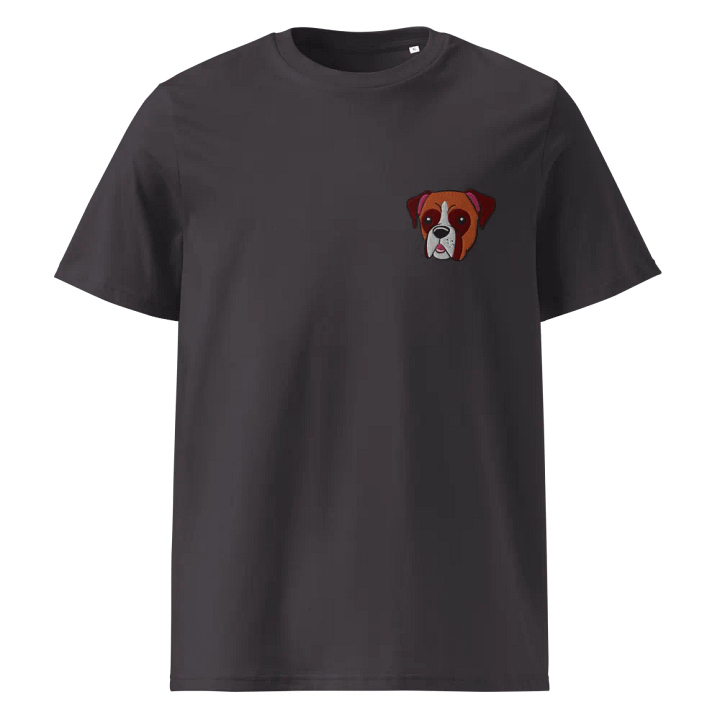 Friendly Boxer Dog Embroidered T-Shirt product image (7)