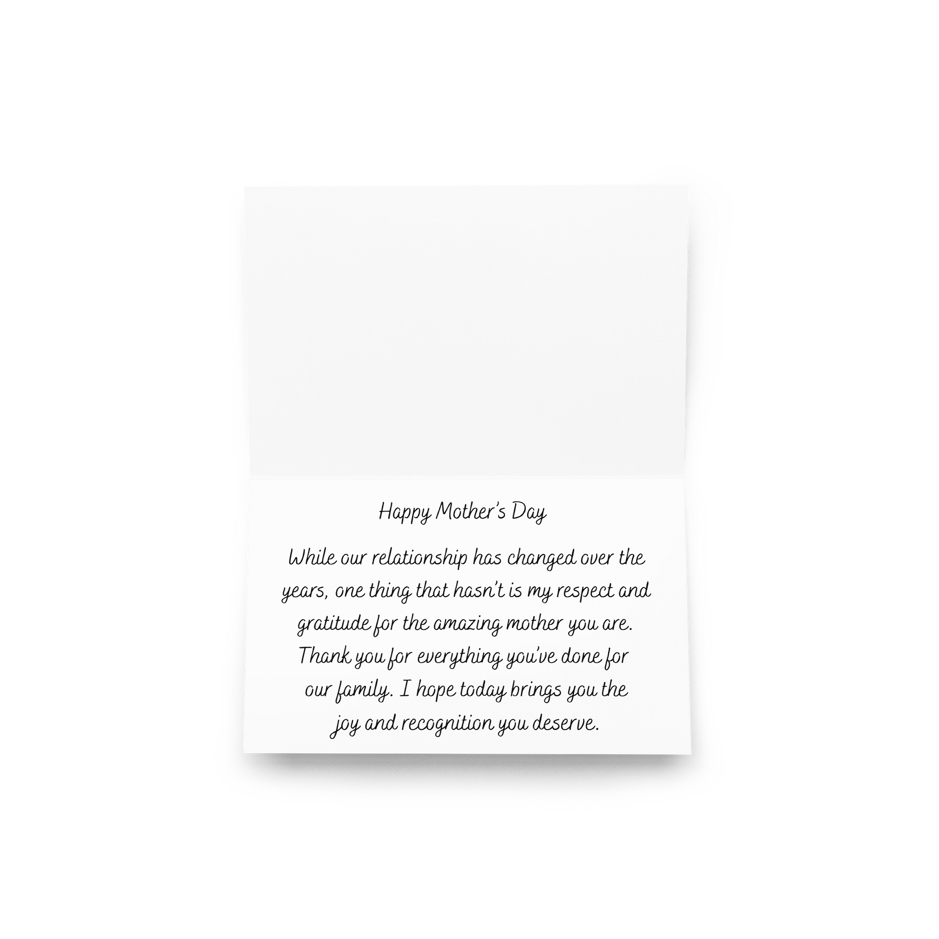 Mother's Day card - Husband to wife - Template product image (3)
