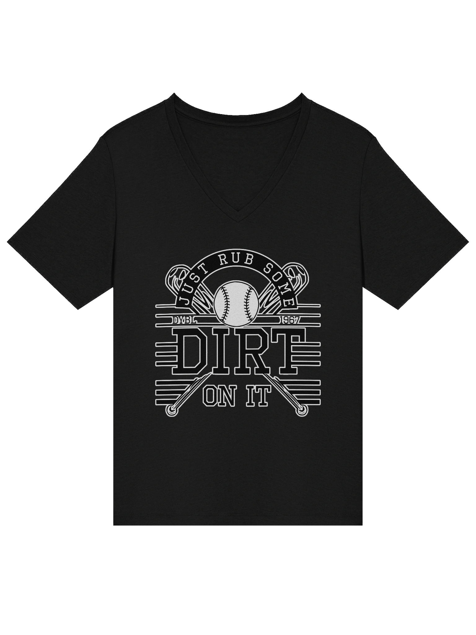 Vintage Baseball Crossed Bats Graphic Tee product image (20)