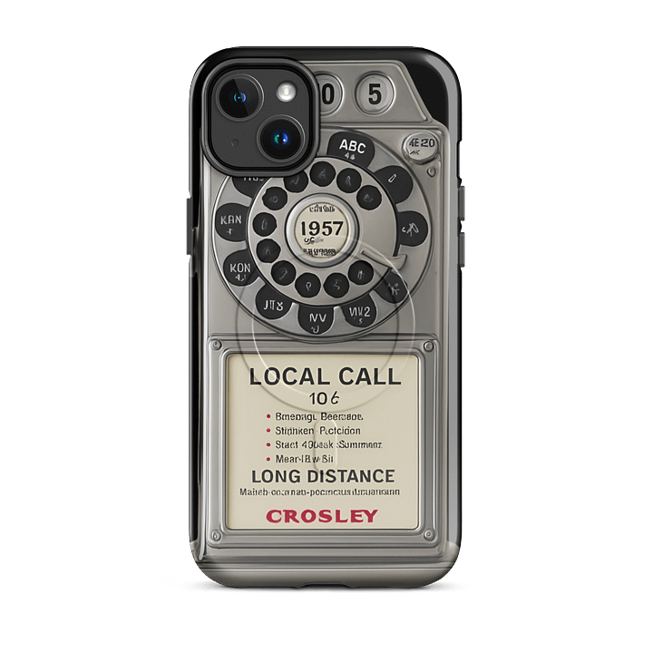 Vintage Rotary Payphone MagSafe® iPhone Case product image (35)