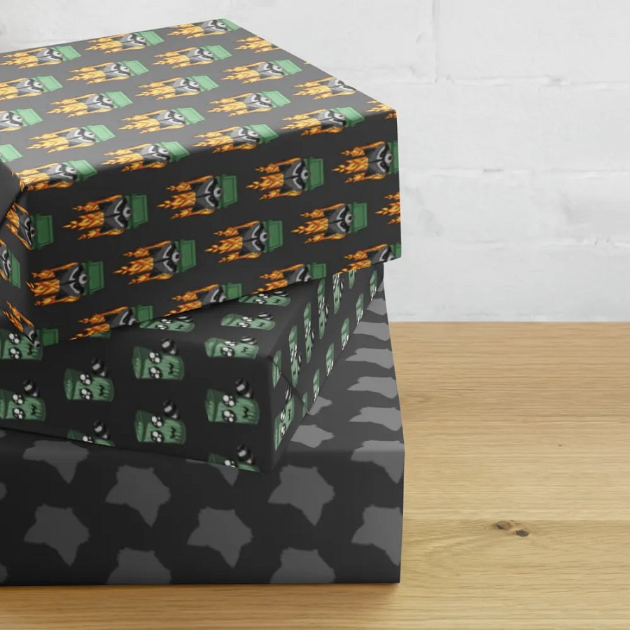 Trash wrapping paper product image (10)