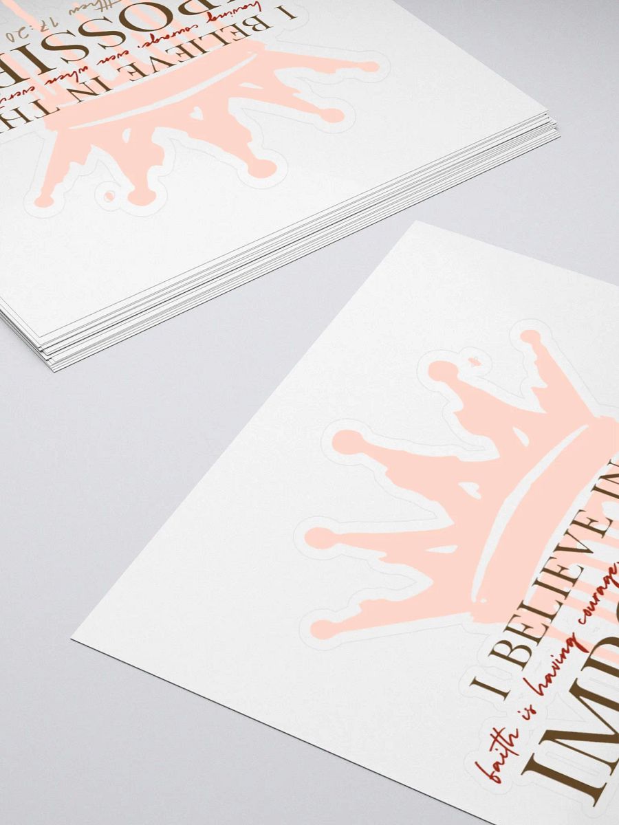 Impossible Sticker (A Crown of Chains) product image (4)