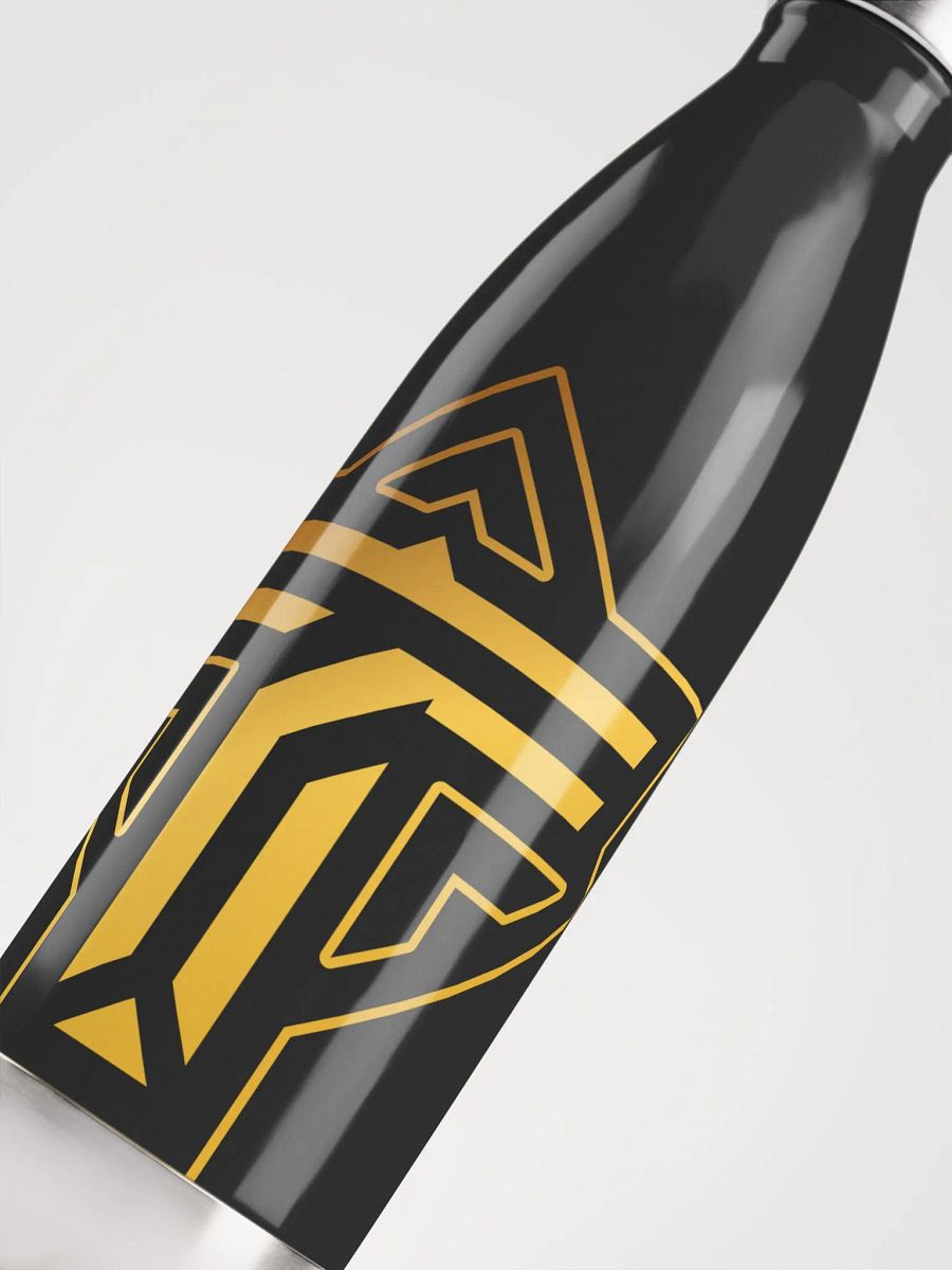 Stainless Steel Water Bottle w/ Gold Insignia product image (5)