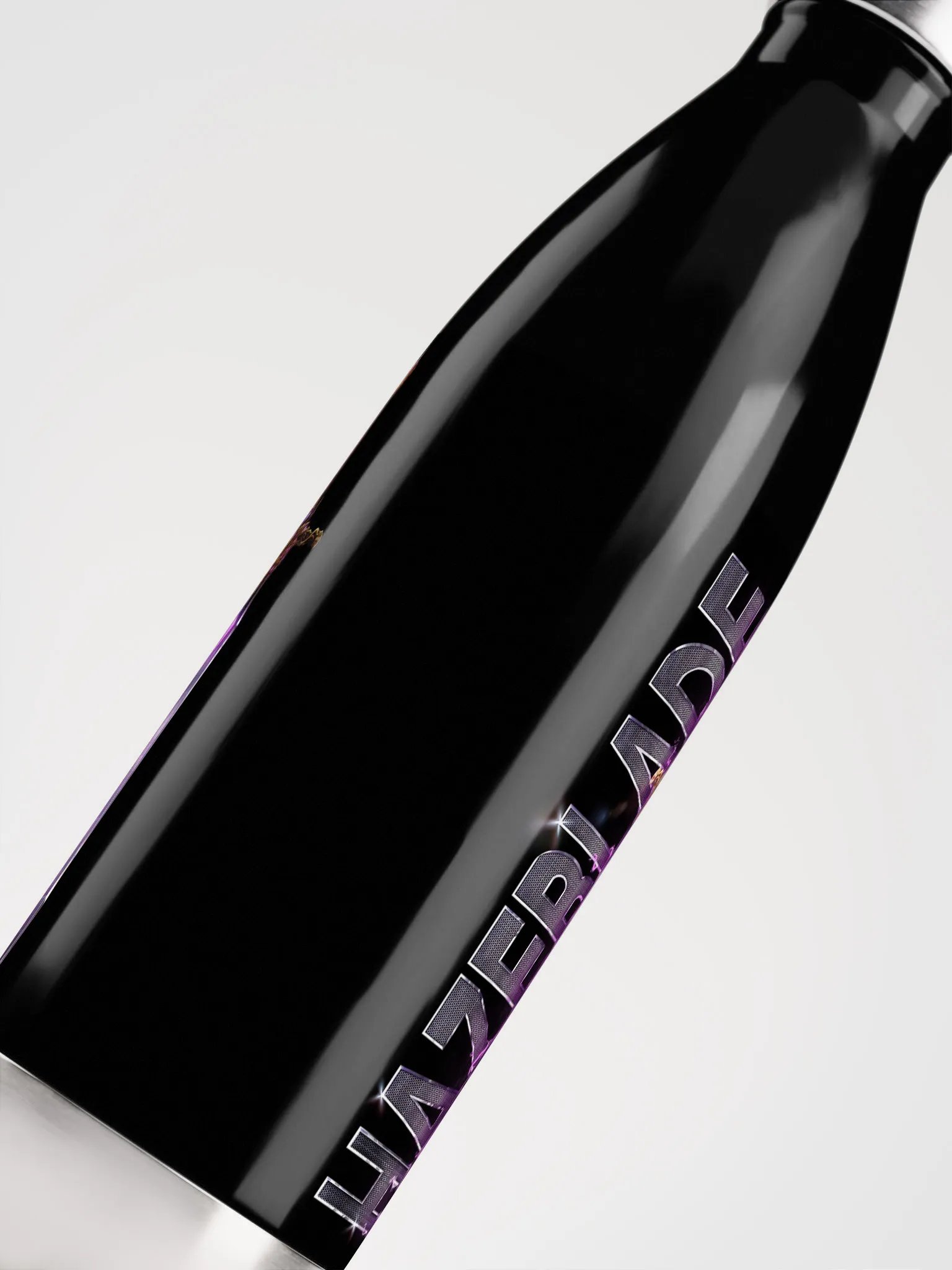 Hazeblade Lightning Sword Stainless Steel Water Bottle [Black] product image (5)