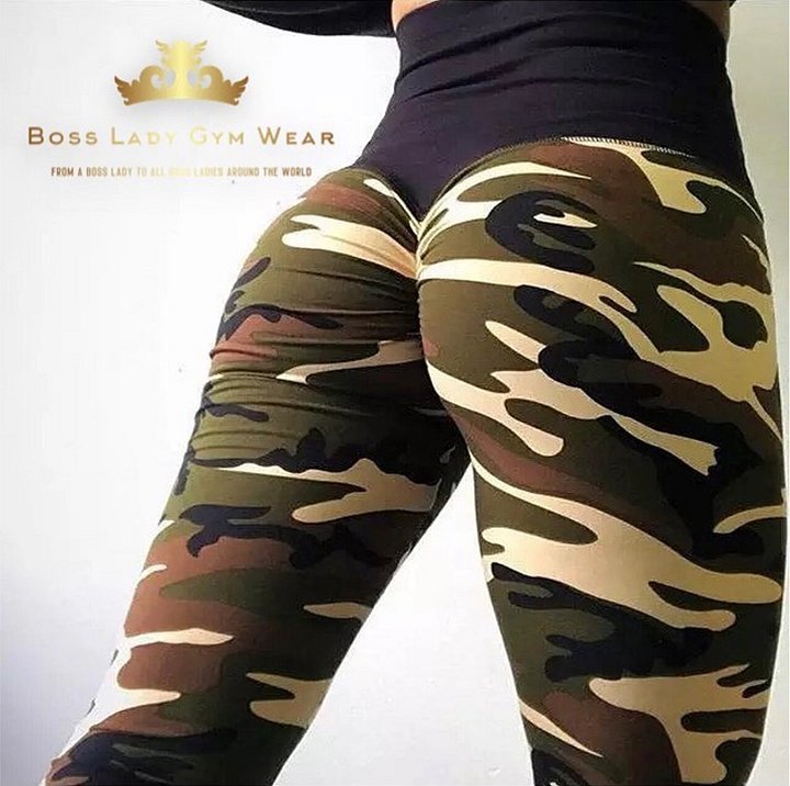 Camo High Waist Scrunch back - Legging product image (1)