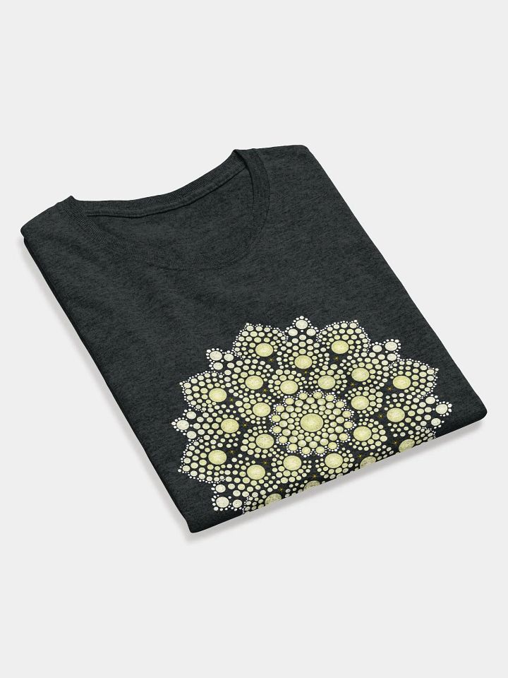 Yellow Dot Mandala Women's Heavy Cotton T-Shirt product image (2)
