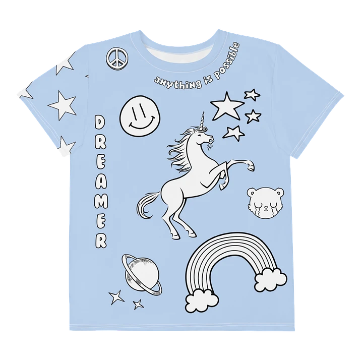 YOUTH Girls Tee - Sky Blue product image (1)