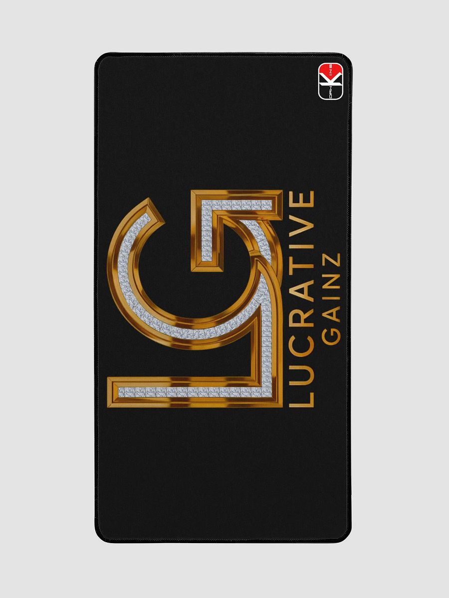 Lucrative Gold Diamonds Desk Mat product image (2)