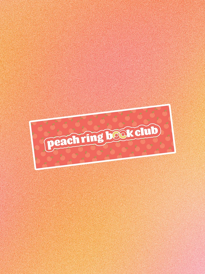 Peach Ring Book Club Bookmark product image (1)