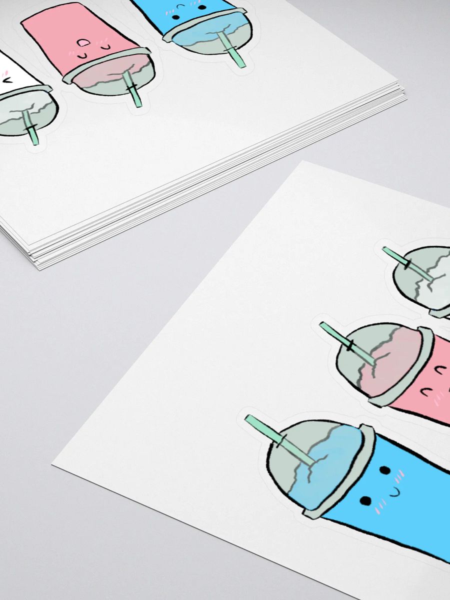 Slushie Buddies: Trans Flag Sticker product image (11)