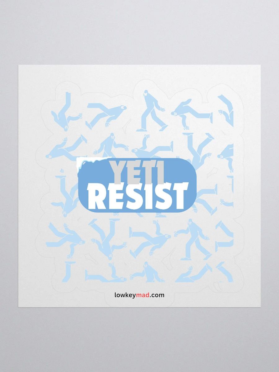 Yeti March to Resist Sticker product image (1)