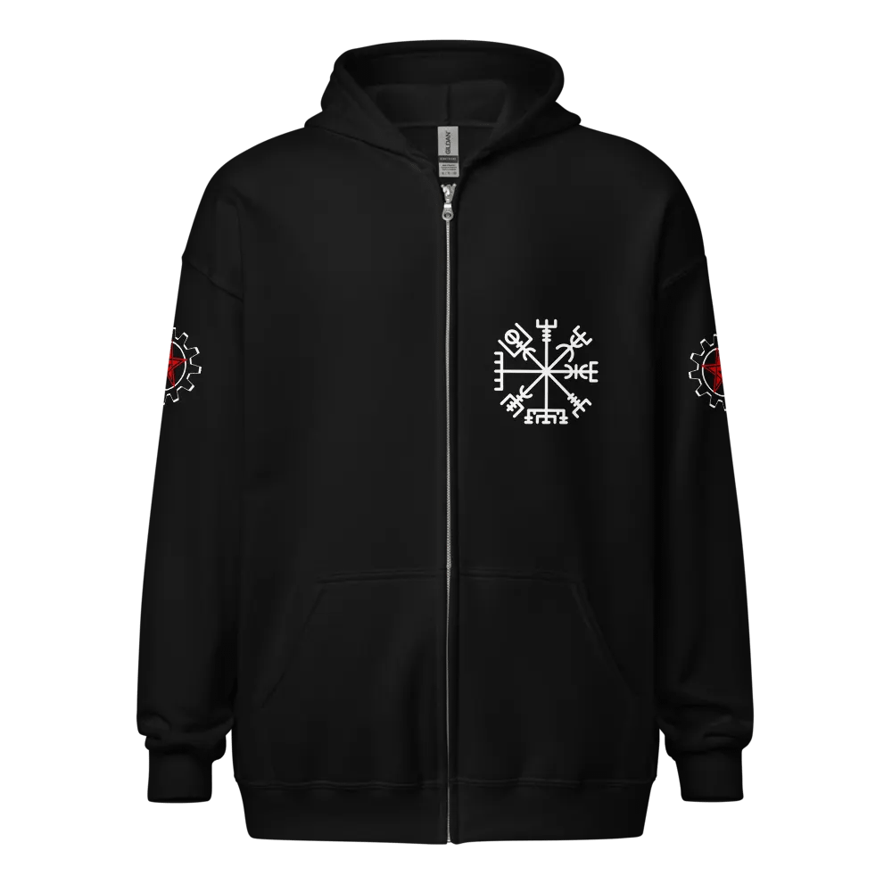 Vegvísir (The Wayfinder) Zip Hoodie product image (7)