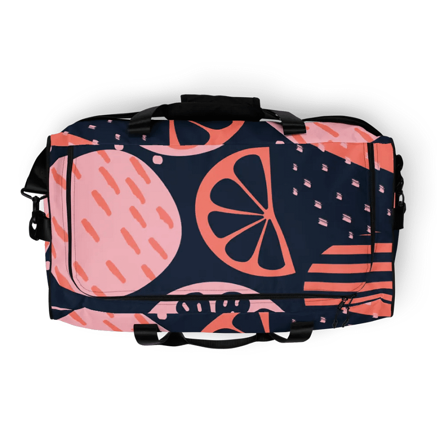 Citrus Circles All-Over Duffle Bag product image (8)