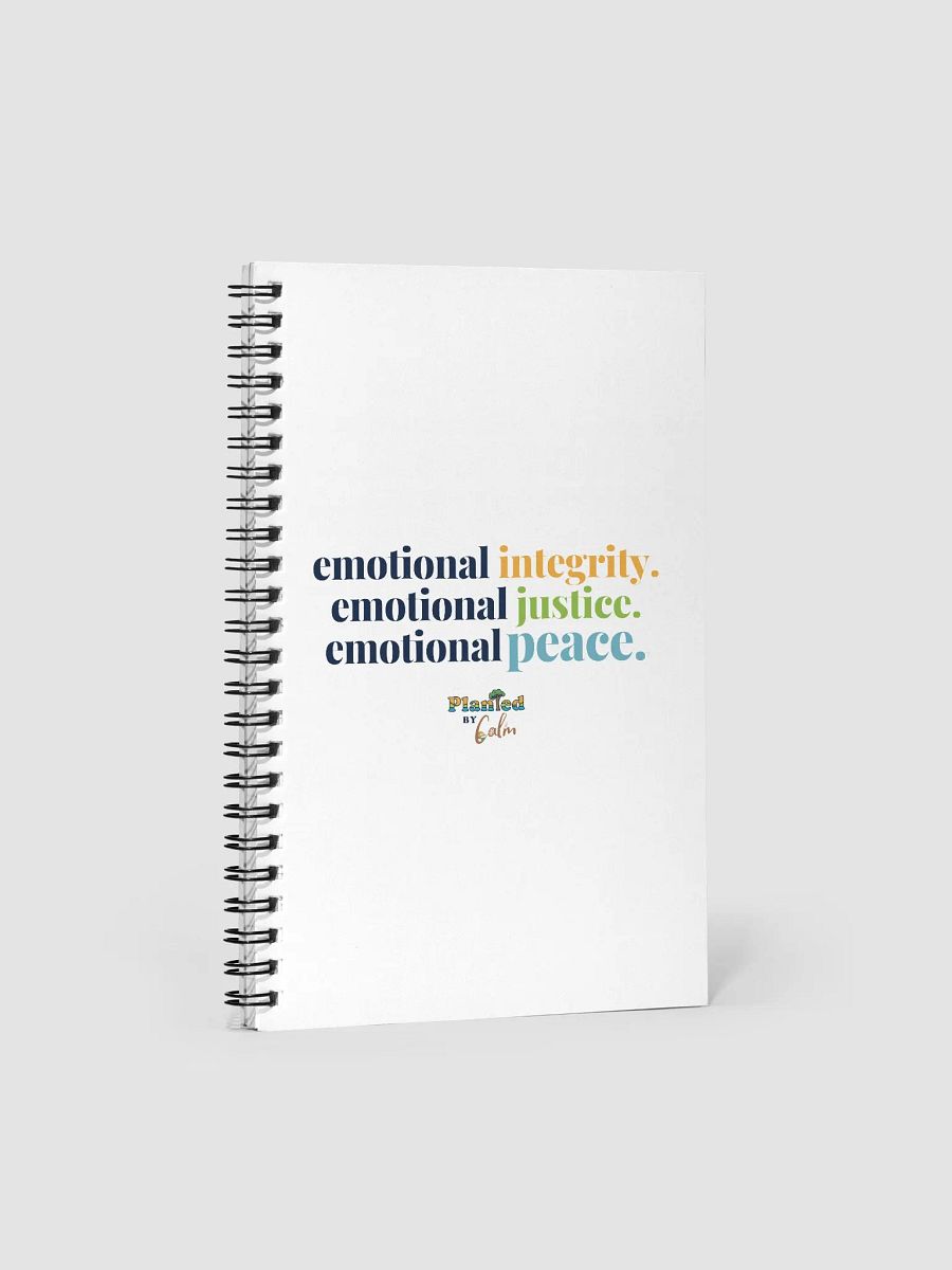Official Planted By Calm | Calm Keepers Dot Spiral Notebook (Style 1 - Clouds) product image (5)