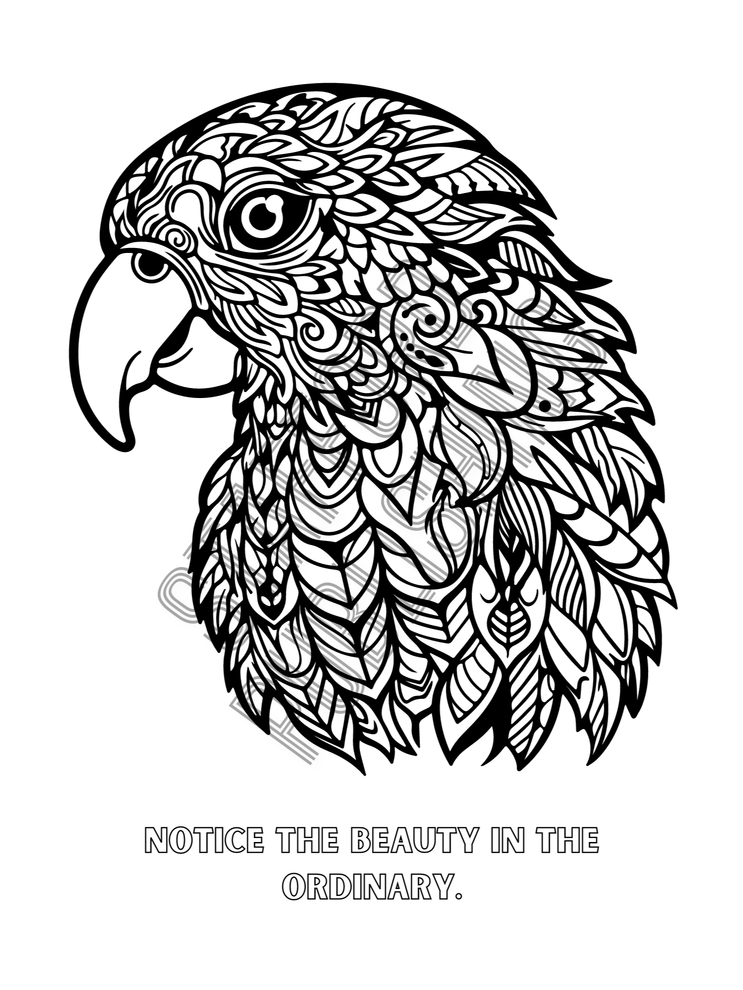 Animal Mandala Coloring Book with Wisdom and Reflections Printable Version product image (8)
