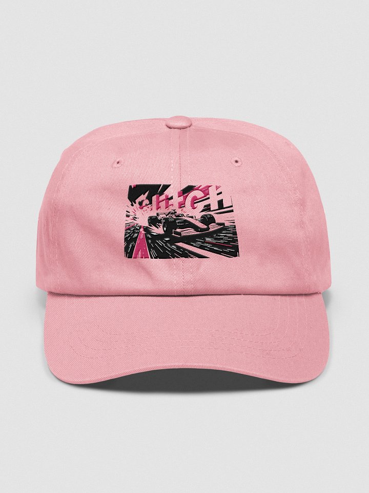 High-Voltage Racing | Glitch-Inspired Art Dad Hat product image (1)