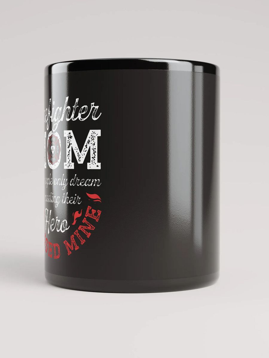 Firefighter Mom - Black Mug product image (3)