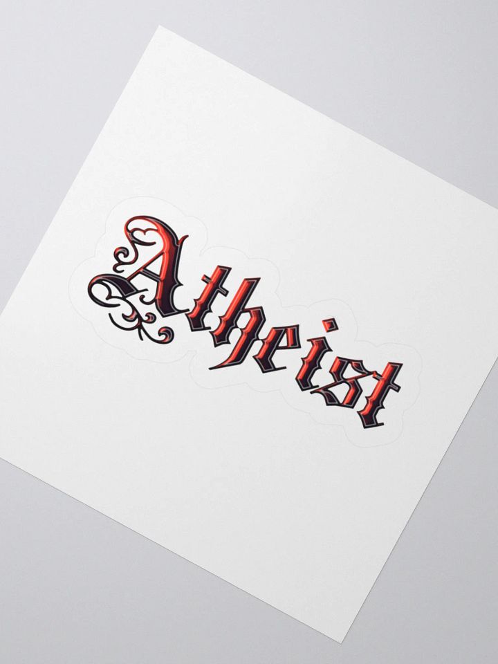 Atheist Sticker product image (5)