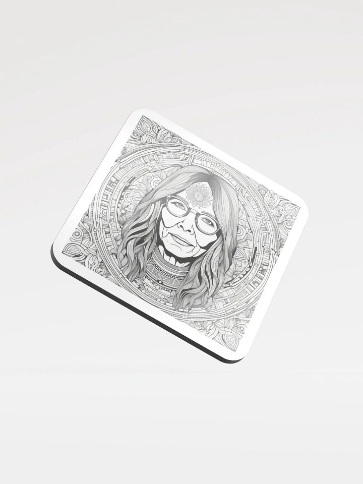 Ornate Mandala-Inspired Cork Coaster product image (1)