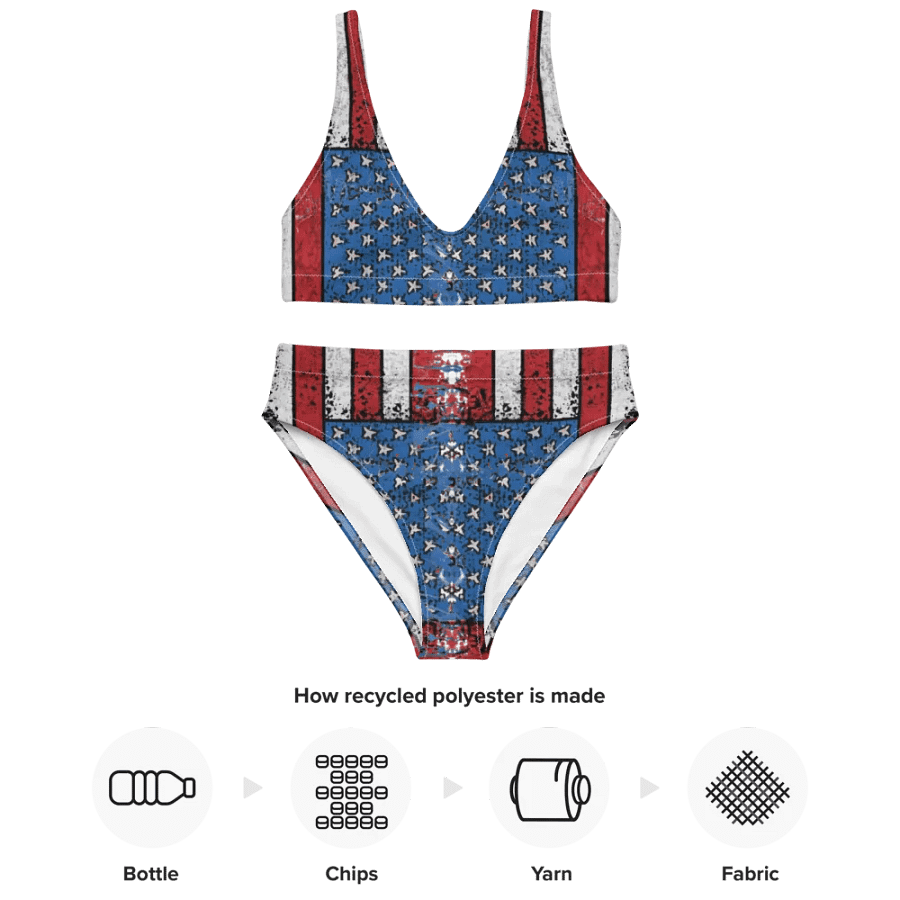 Stars and Stripes Splatter bikini product image (5)