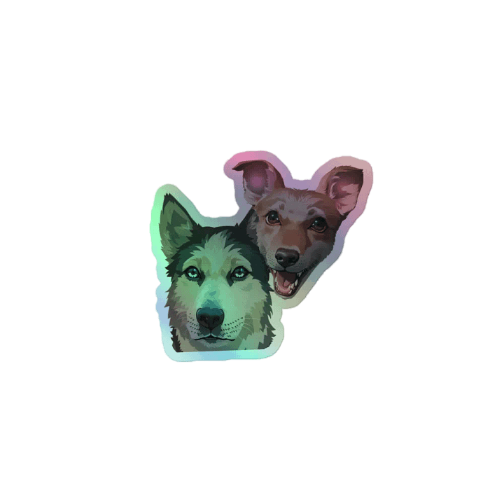 Luna and Mango Holo Sticker product image (1)