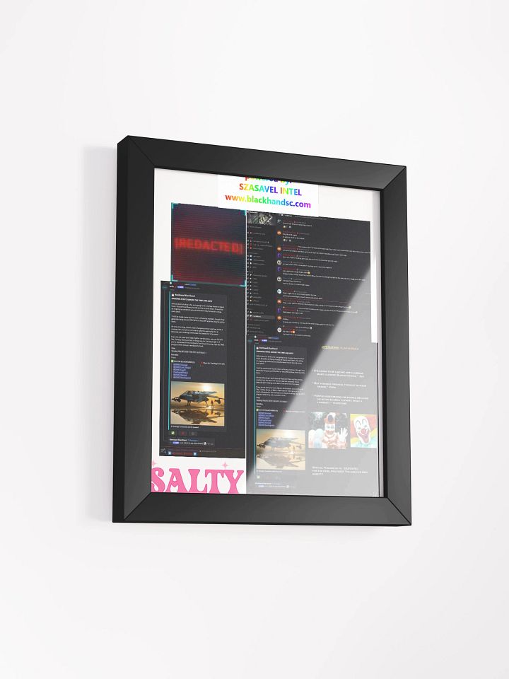 Salty Secrets Whackateers Framed Digital Art Print (limited edition) product image (2)