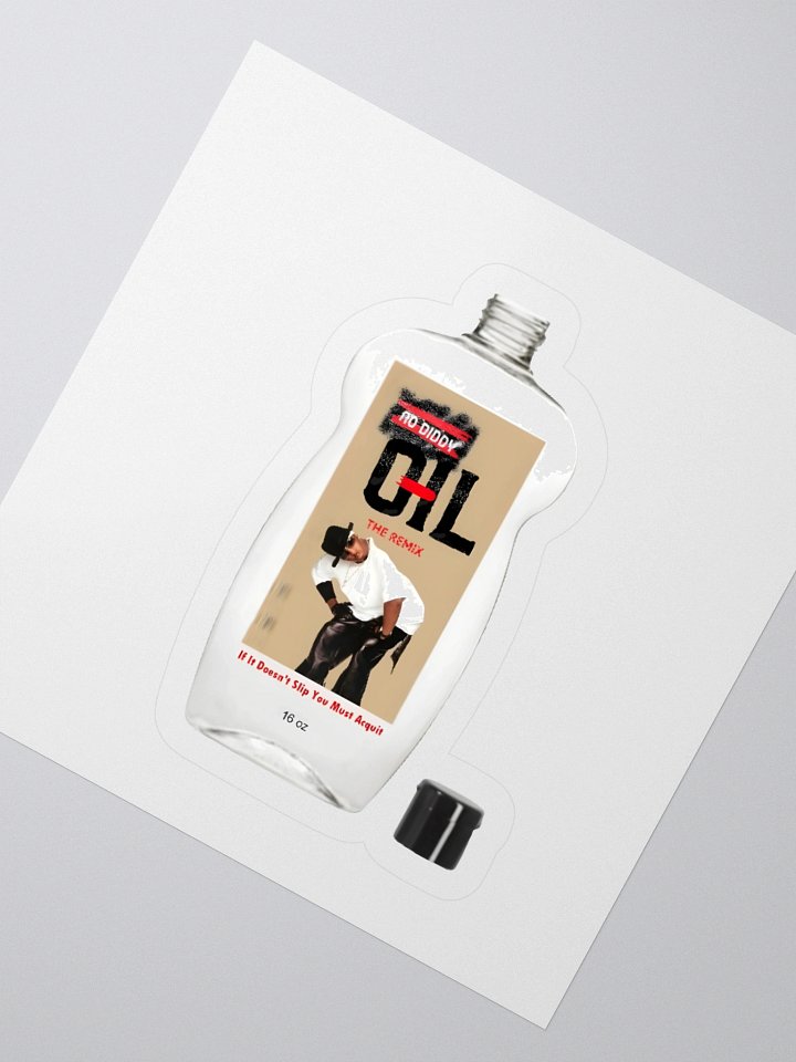 No Diddy Oil Bottle Sticker product image (5)