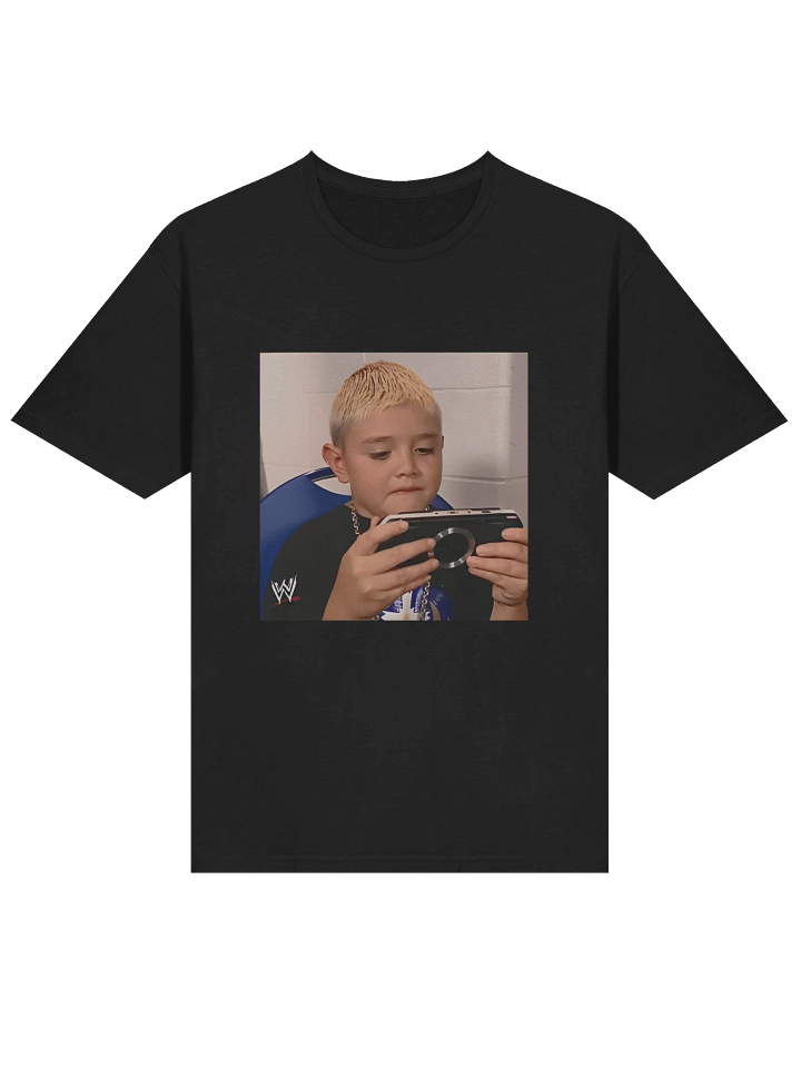 Young Mysterio Playing PSP T-shirt product image (2)