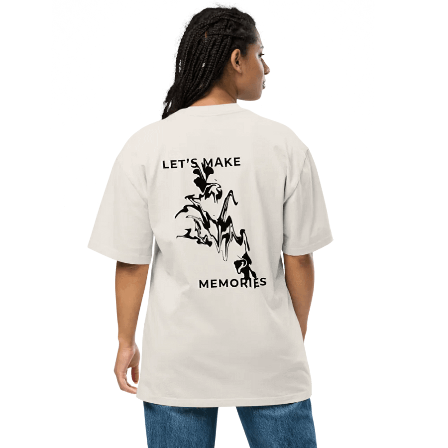 Let's Make Memories Oversized Premium Tee V3 product image (6)