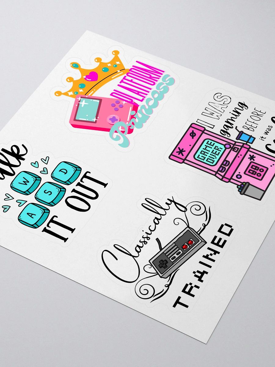 Retro Gamer Girl Sticker Bundle product image (3)