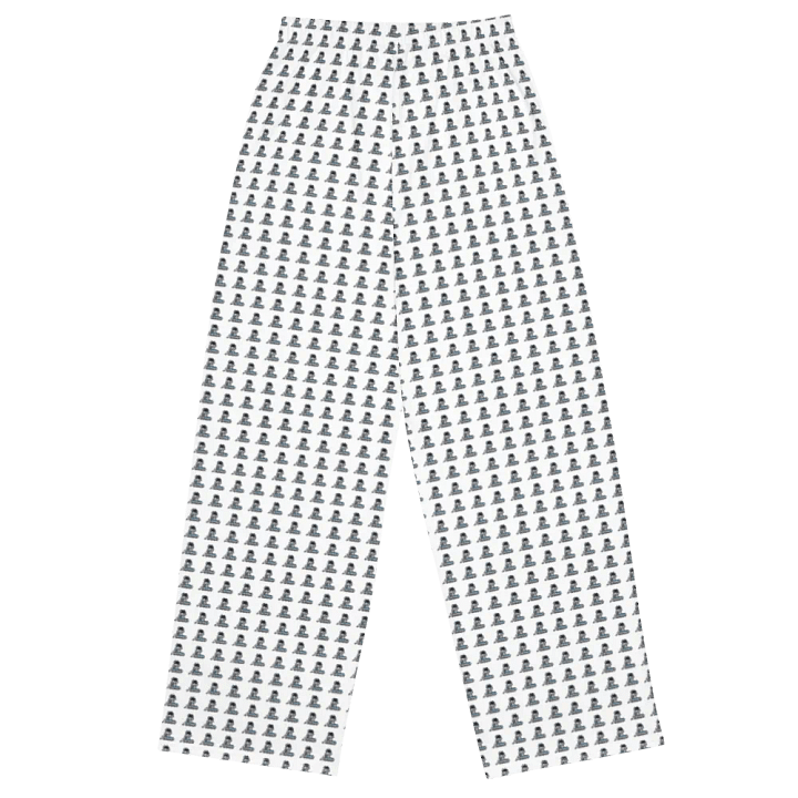 Astro All Over White Unisex Wide-Leg Pants product image (2)