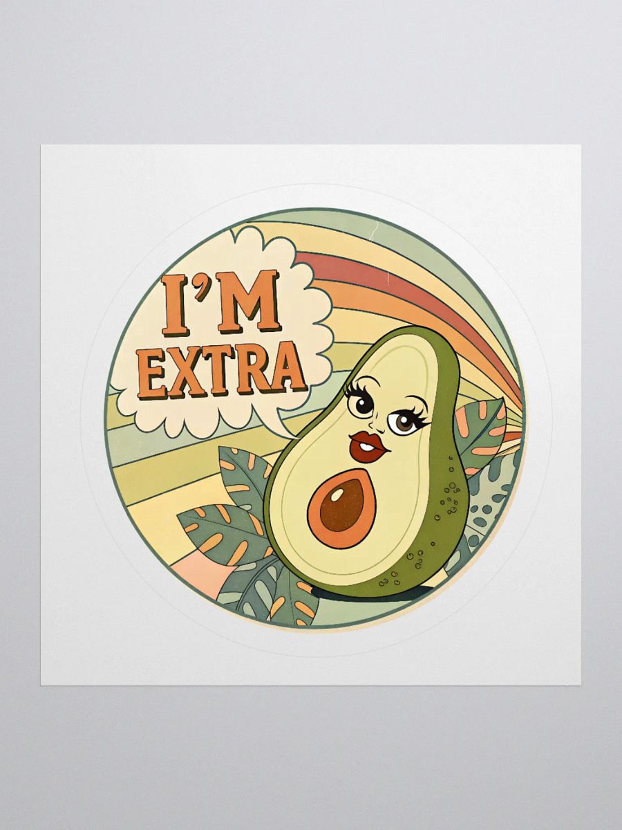 Extra Guac Kiss Cut Stickers product image (1)