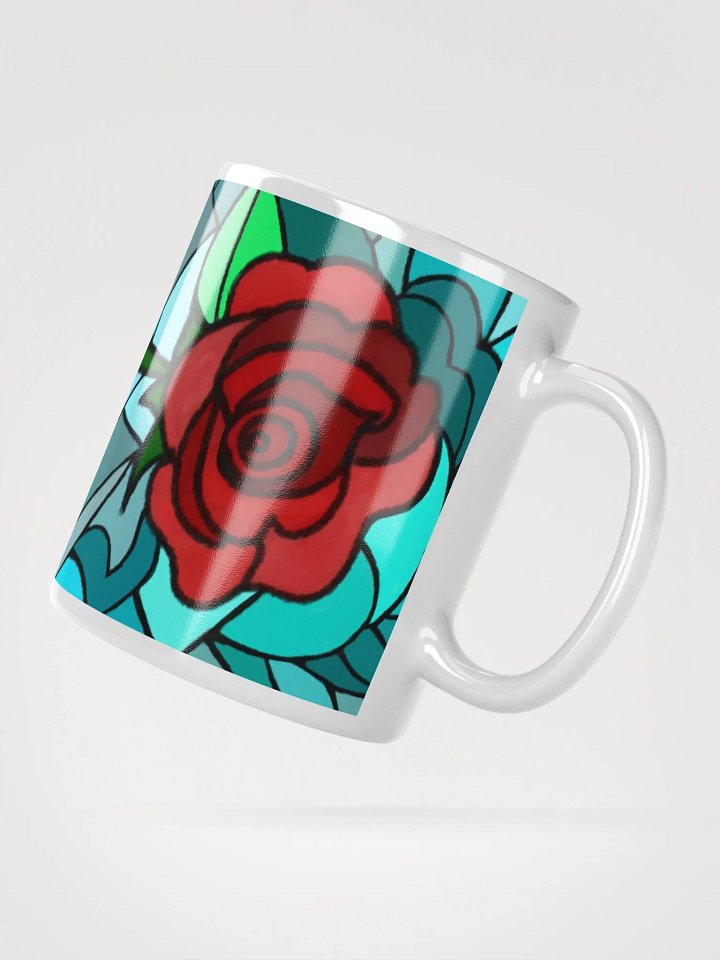 Stained Glass Roses Mug product image (4)