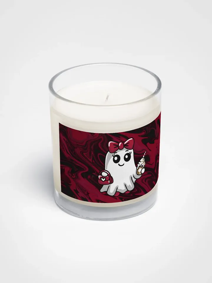 Stylish Ghost Soy Wax Glass Jar Candle product image (2)