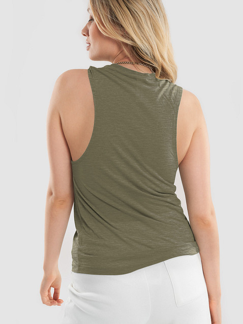 Photo showing Bella+Canvas Women's Flowy Muscle Tank