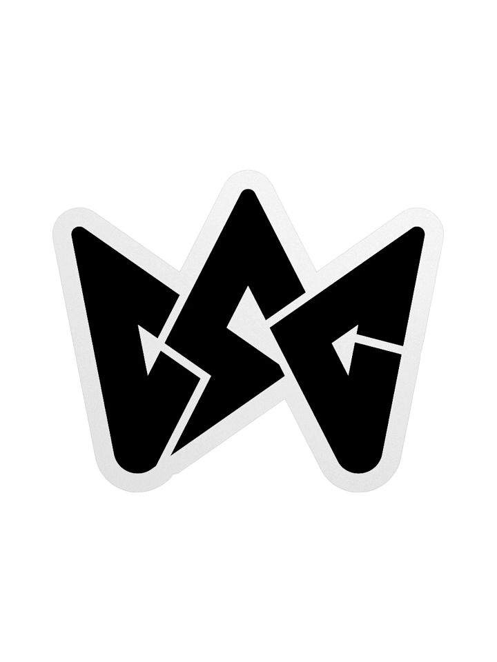 CSG Logo Sticker (4" x 4") - Black product image (1)