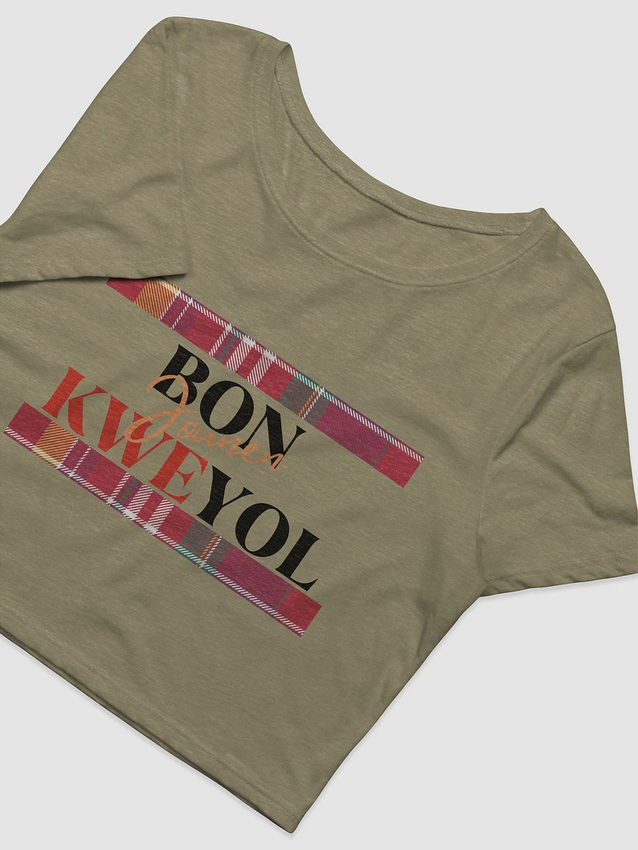 Bon Jounen Kweyol Crop Tee product image (5)