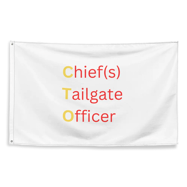 Chief(s) Tailgate Officer Flag product image (2)