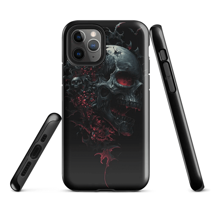 Red Skull Chaos iPhone Tough Case product image (2)
