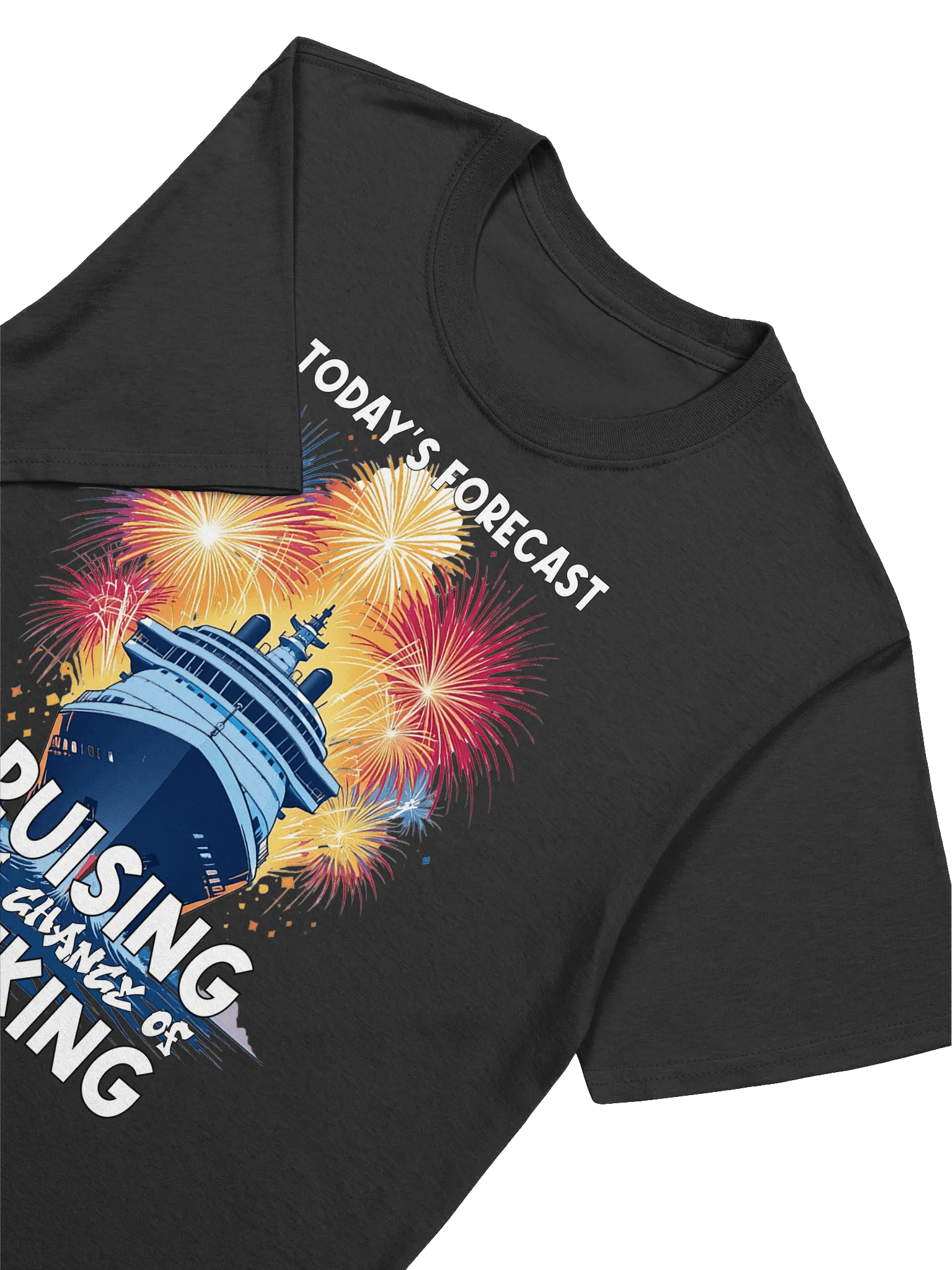 Funny Cruise-"Cruising With A Chance of Drinking" T-Shirt product image (16)