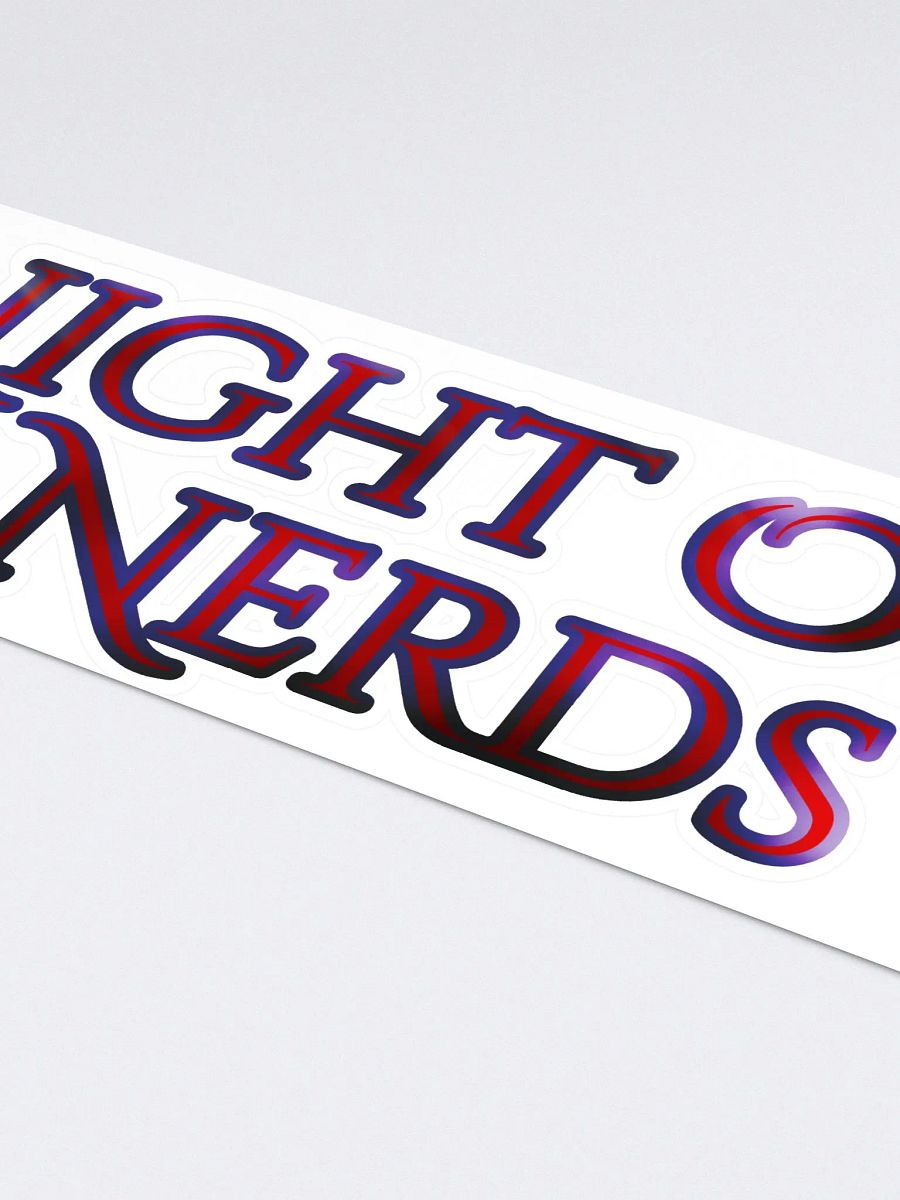 Night Owl Nerds Text Sticker product image (4)