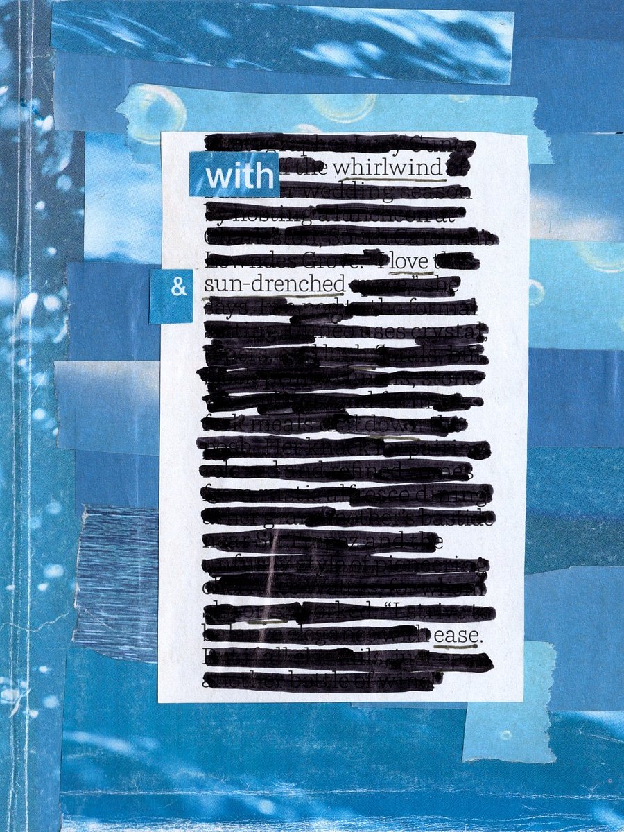 with whirlwind love & sun-drenched ease — collage print product image (3)