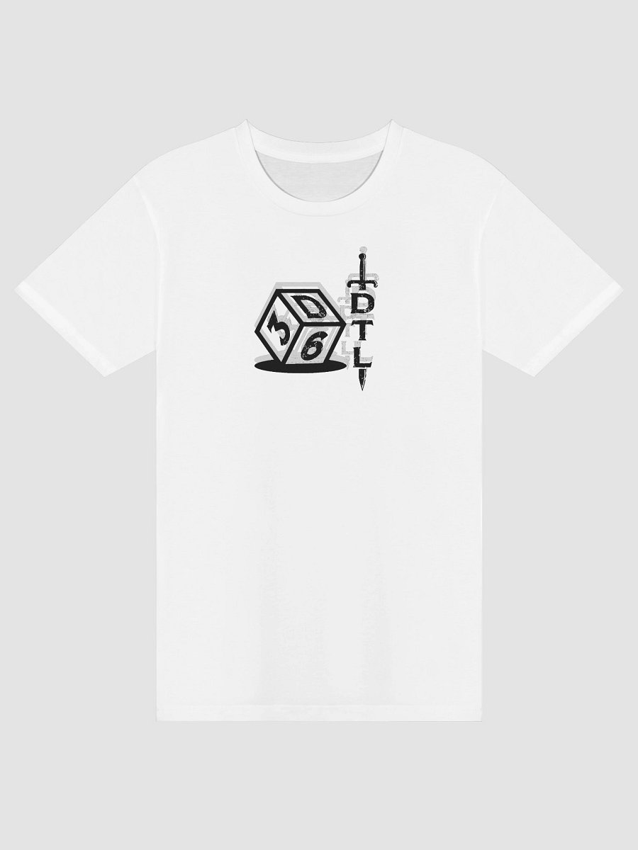 3d6 DTL Vertical Logo on Light Unisex Premium T-Shirt product image (3)