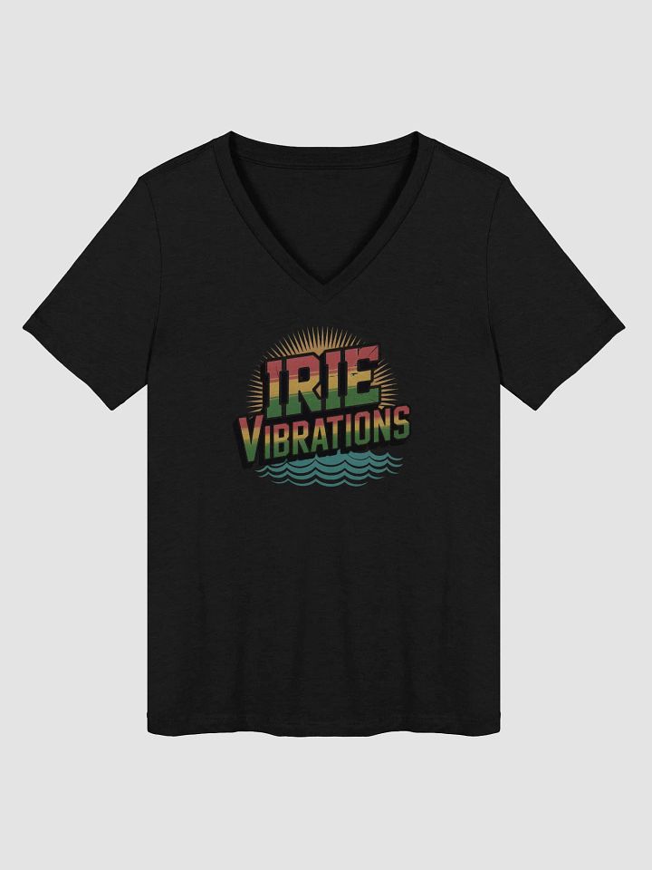 Irie Vibes Relaxed V-Neck Tee product image (1)