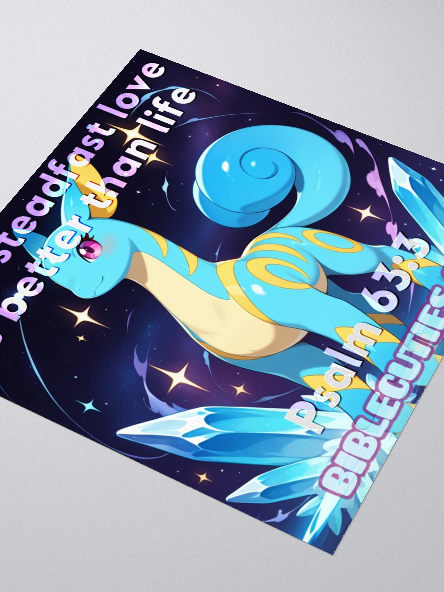 Bible Cuties Adora - Your steadfast love is better than life Sticker product image (5)