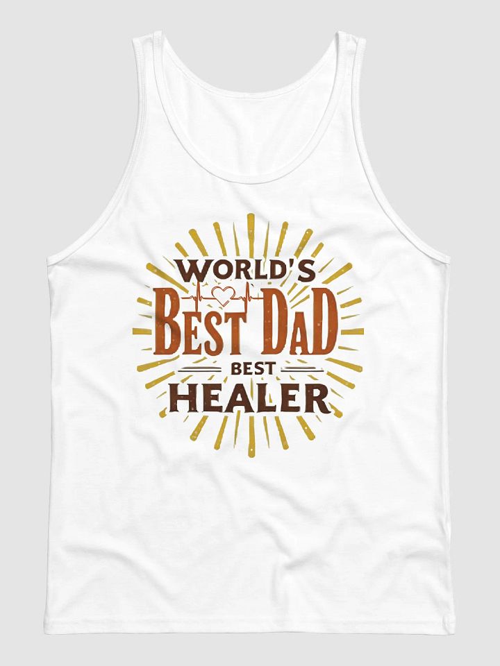 Best Dad Best Healer Tank product image (4)