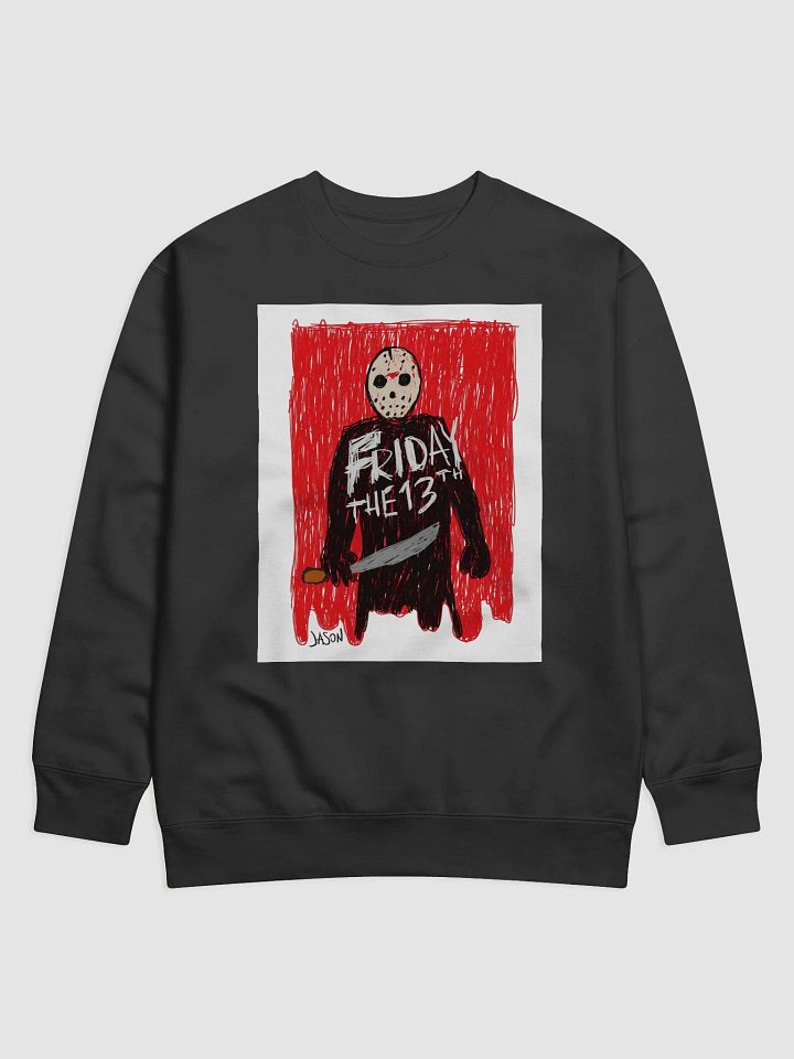 🔪 "JASON" CreepyKids Unisex Sweater Horror Art Print 🔥 product image (1)