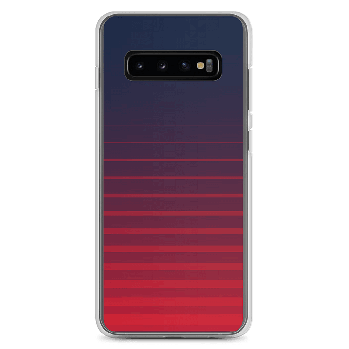Gradient Red Clear Case for Samsung product image (2)